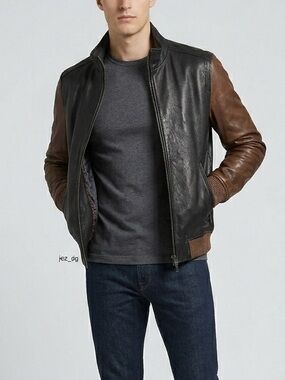 G098 COACH Leather Jacket